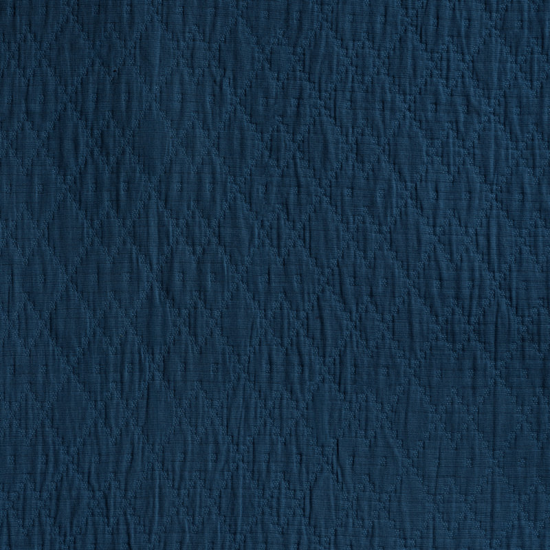 Ensemble de courtepointe réversible 3 pièces Braedon, Bleu marine véritable