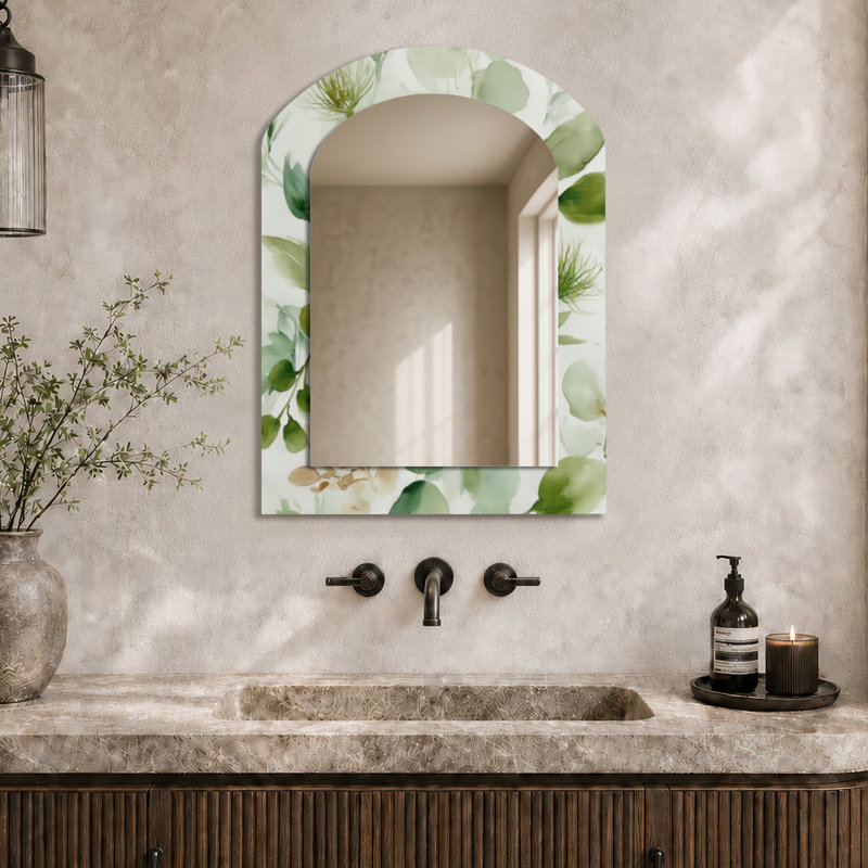 Miroir mural Botanical Arch, 34 po x 25 po