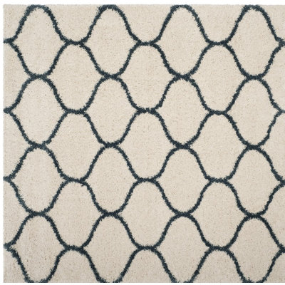 Tate Hudson Shag Performance Geometric Rug
