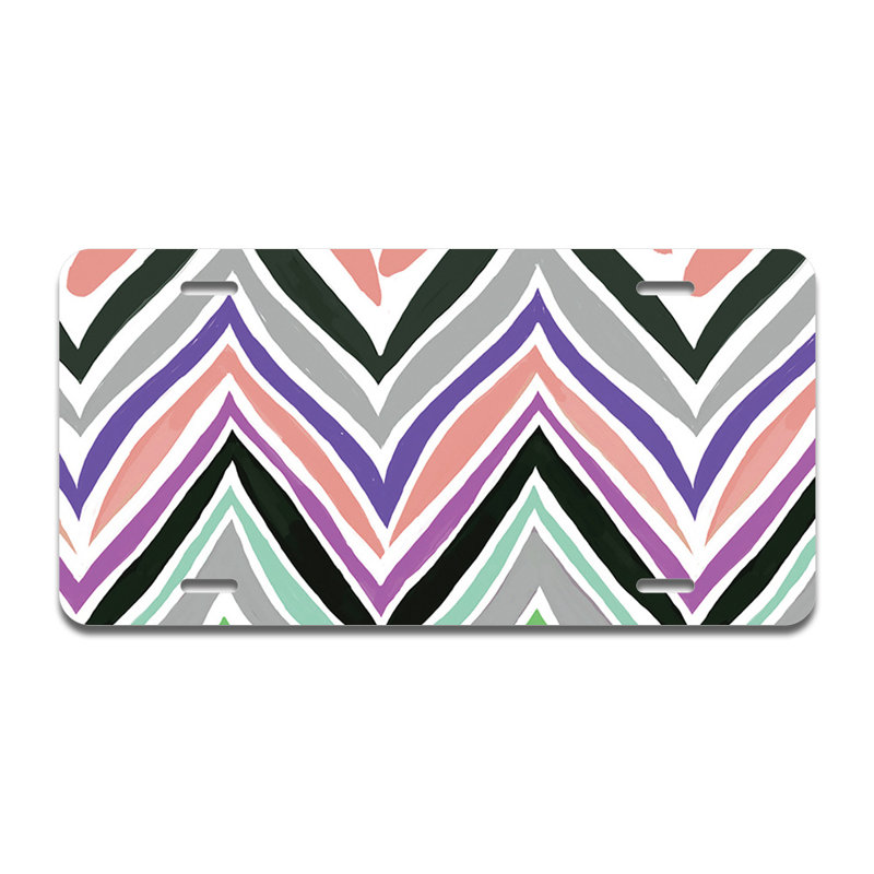 Cadre en aluminium coloré à chevrons