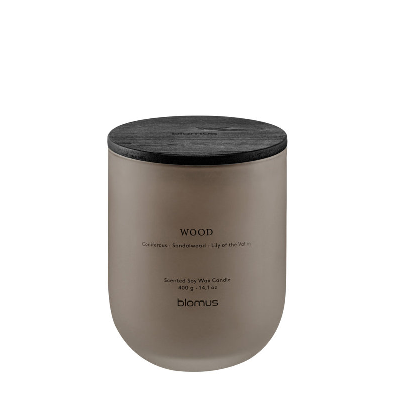 Bougie parfumée TUOKSU - Bois (conifère / bois de santal / muguet), Grand