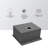 22X22 Inch Deep Stainless Steel Utility Sink With Soundproofing And Efficient Drainage