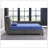 7Inch Mattress And Pillow Set Breathable Fabric Gel-Infused Memory Foam Mattress, Blue, Mattress In A Box-1628002833