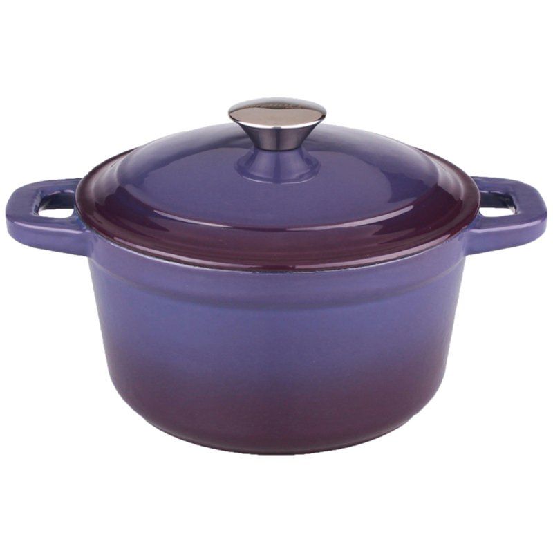 Cocotte en fonte ronde 7 pte BergHOFF Neo, Mauve