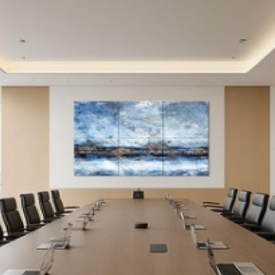 Ensemble de 6 panneaux d'acoustique pour studio d'enregistrement, salon, 24 × 24, vue sur le lac