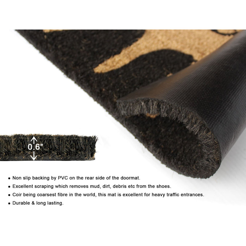 Tapis antidérapant 30 po x 18 po pour l'intérieur et l'extérieur