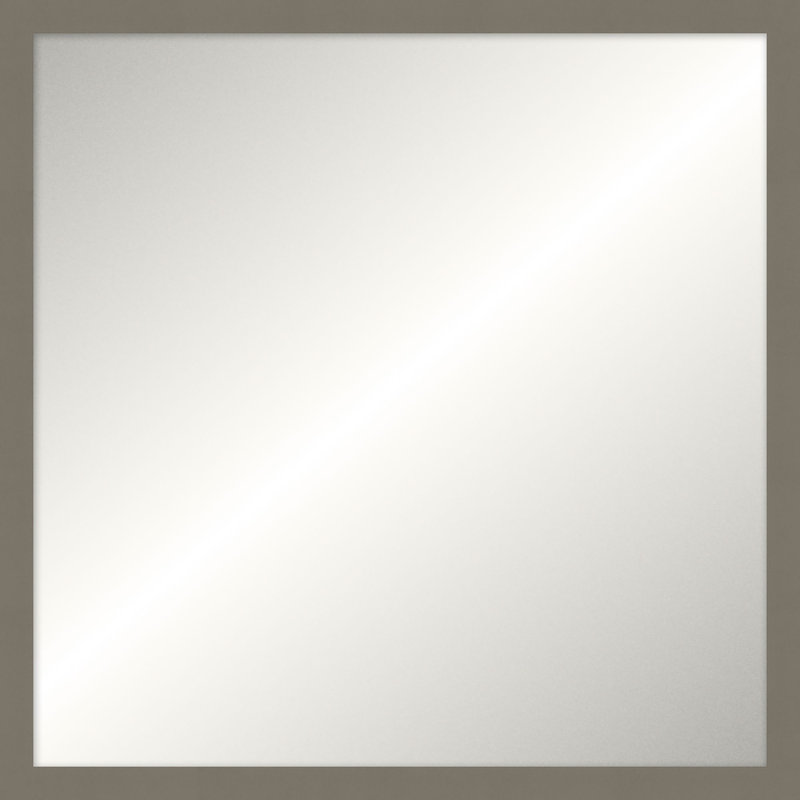 Davenport Solid Wood Mirror, 23.75" x 23.75", Square, Espresso