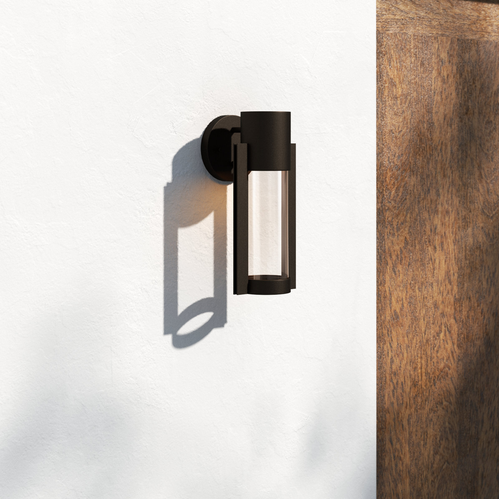 Eddy Integrated LED Outdoor Sconce, Antique Bronze