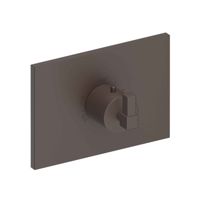 Malvina 3/4" Square Thermostatic Trim Plate With Handle