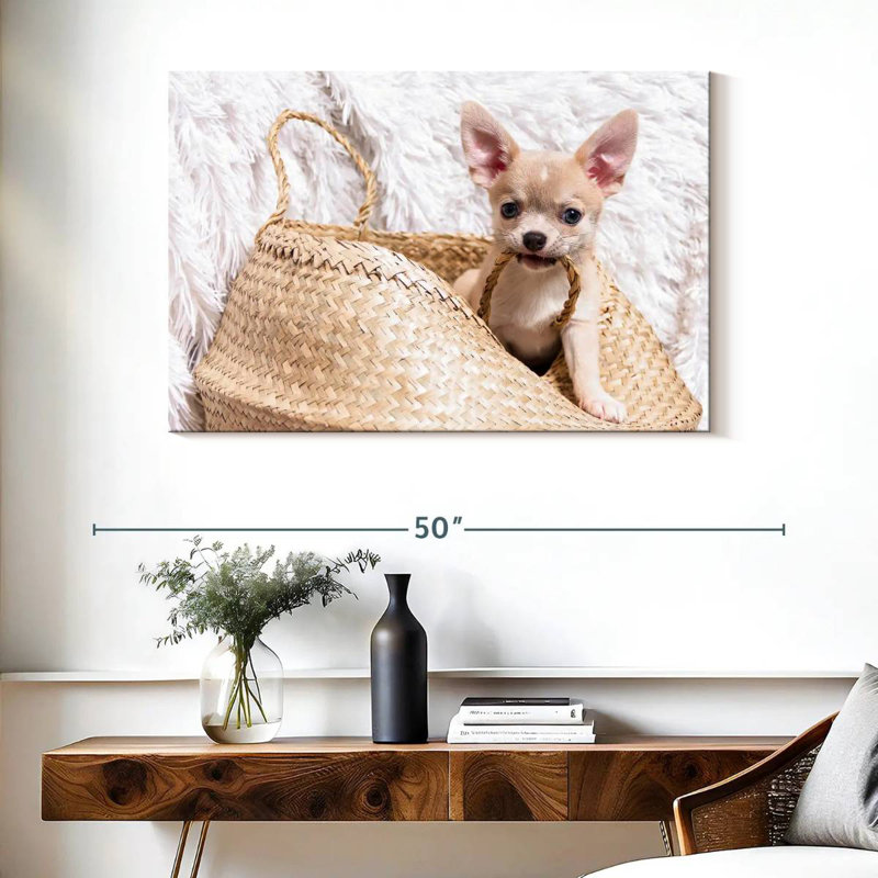 Rowdy Chihuahua, 26" H x 39" W