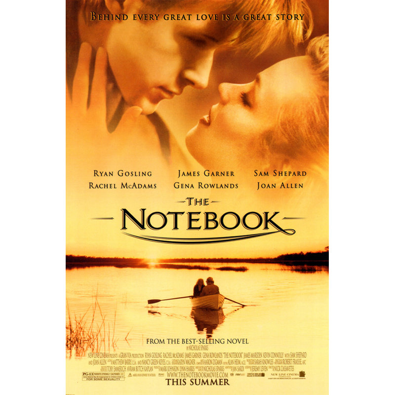 The Notebook, 24" H x 16" W