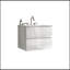 Meuble-lavabo flottant avec lavabo et 2 tiroirs-1632893217