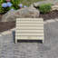 Chaise Adirondack en plastique avec repose-pieds Milaca-117800039
