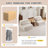 Compression Mahjong Sofa,Convertible Floor Sofa Bed,DIY Boneless Modular Sectional Sofa,No Assembly Required,Circle Fleece Fabric,Oversized 2 Seater With 2 Pillows,White-873642199