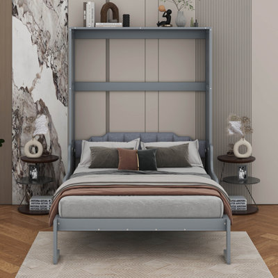 Queen Size Murphy Bed Wall Bed With Cushion