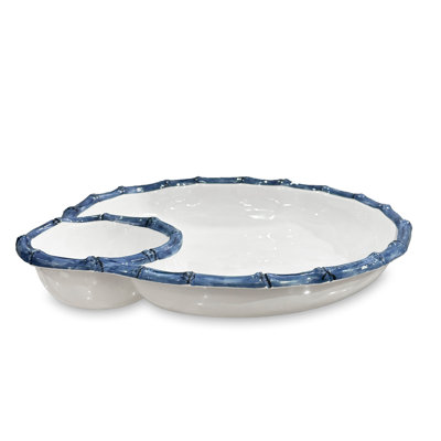 Vida Melamine Chips And Dip Platter