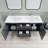 Alcester 59.2'' Double Bathroom Vanity with Resin Top-374266948