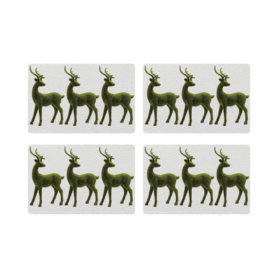 Napperon Moss Reindeer
