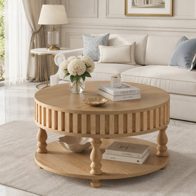 Table basse avec couvercle rabattable