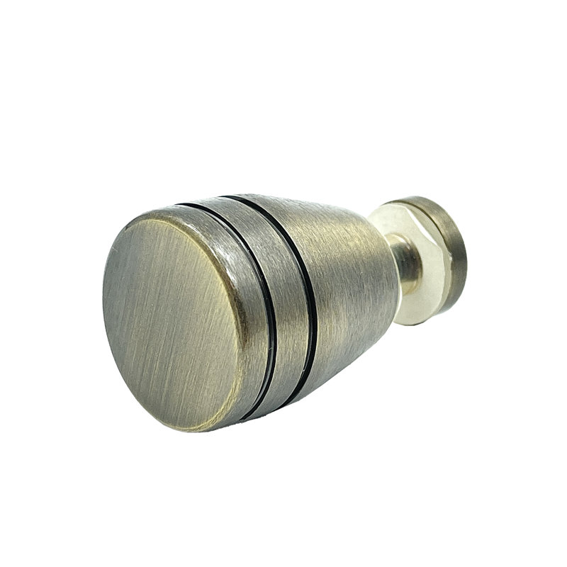 Brixwell KCYBTB-PN Contemporary Series Knobs Back-to-Back Set Polished Nickel