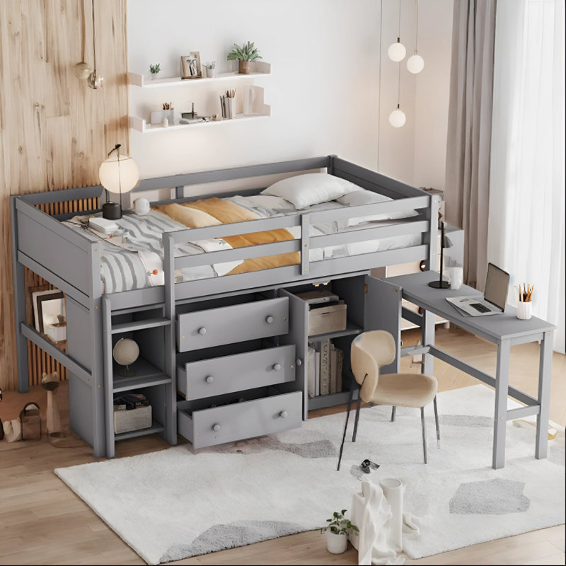 Lit Elisabethe, gris