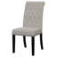 Ensemble de 2 chaises d'appoint rustiques capitonnées-125441427