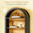 Spacious Display Shelving,Freestanding Bookshelf,Arched Bookcase-2086399952