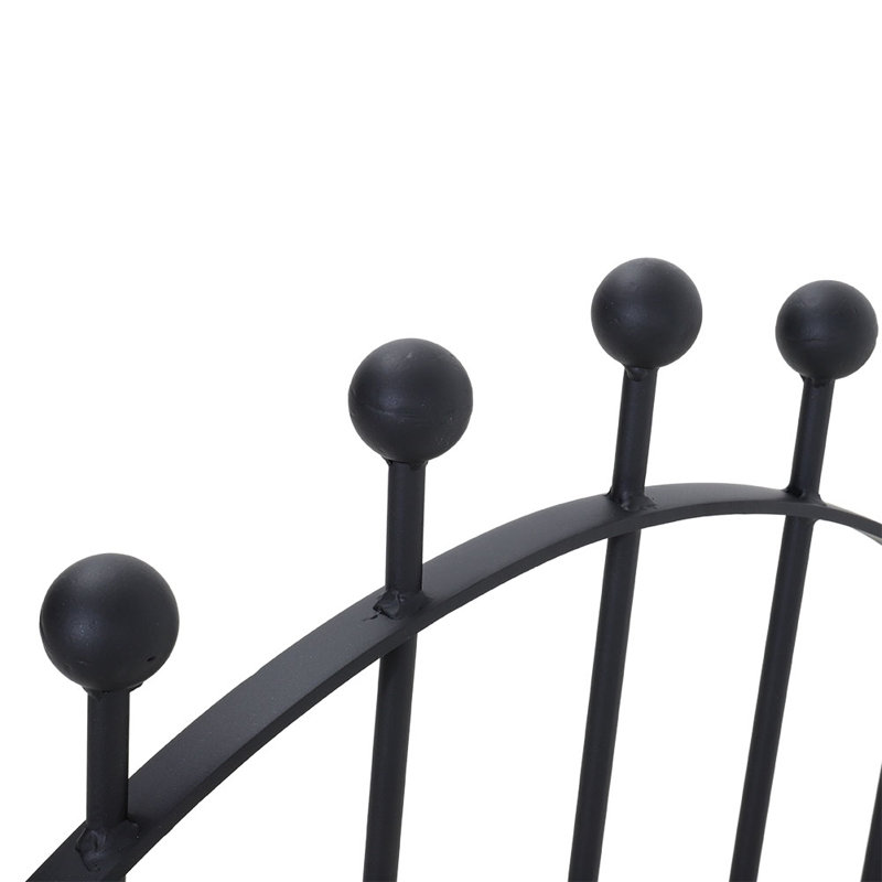 Joelle 103cm H x 86cm W Black Metal Gate