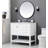 Amyra 36'' Single Bathroom Vanity with Marble Top-2112729821