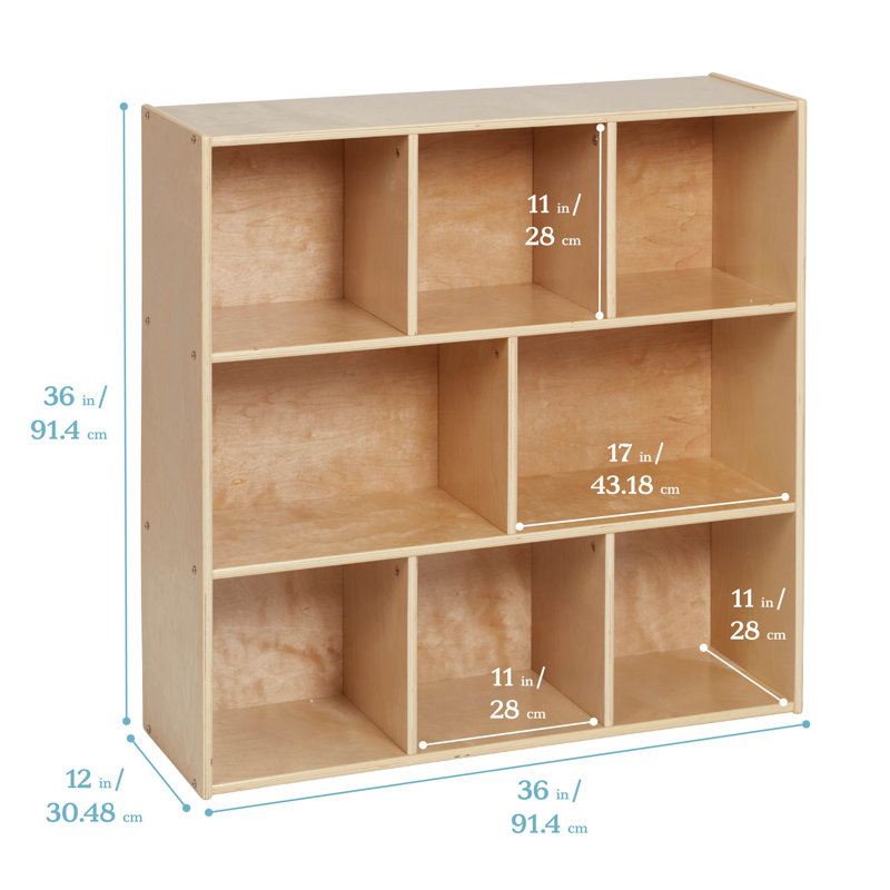Armoire de rangement ECR4Kids Streamline, Délavé naturel
