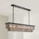 7-Lights Dimmable Tiered Rectangle Chandelier With Crystal Accents