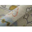 Karina Hand Knotted Wool Floral Area Rug in Gray/Light Blue/Ivory-1420099113