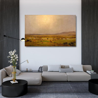 «Pompton Plains, New Jersey» par Jasper Francis Cropsey - Art mural sur toile tendue avec châssis
