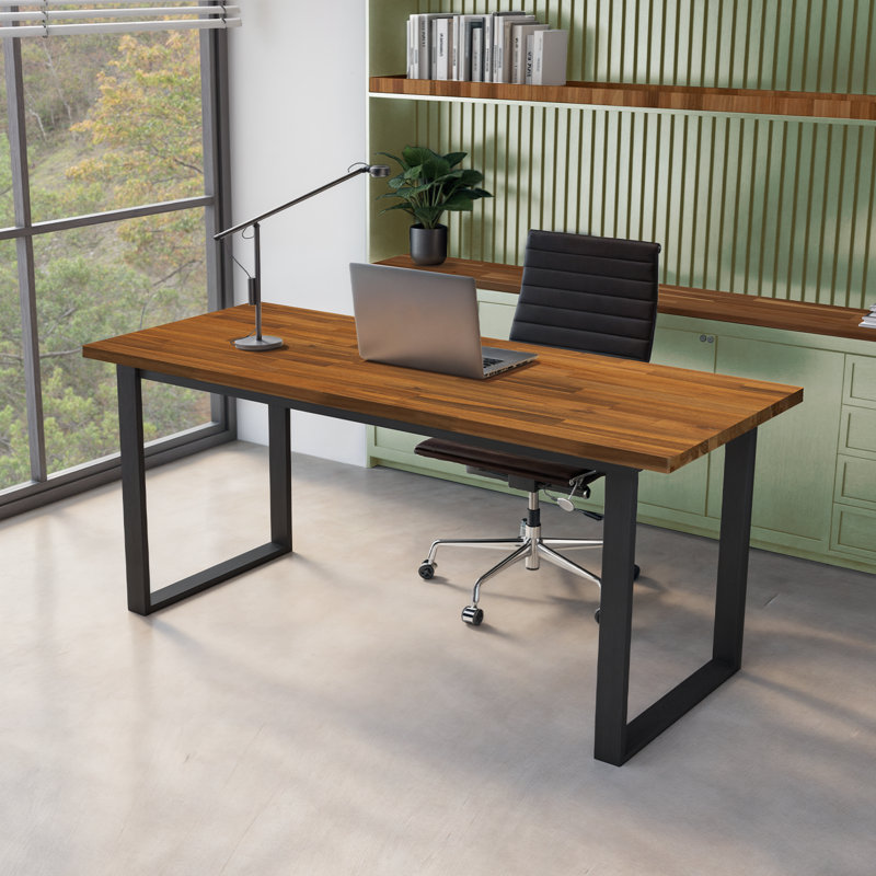Comptoir en bois massif Gladys Acacia, H 0,7 po x L 48 po x l 25 po, Similiteck