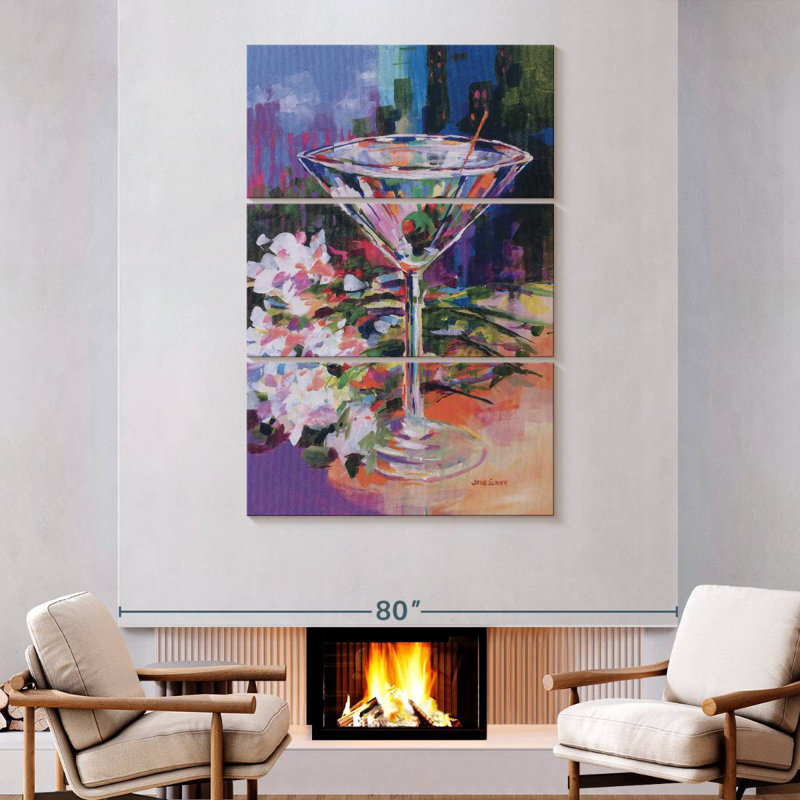 Yarlin N.Y. Martini, 74'' H x 48'' W