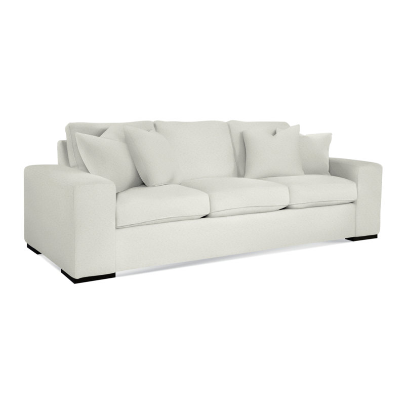 Memphis Sofa, Black , Basic Blue 100% Polyester