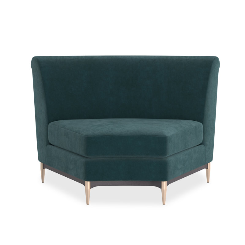 Caracole Upholstery Chair, Blue Velvet