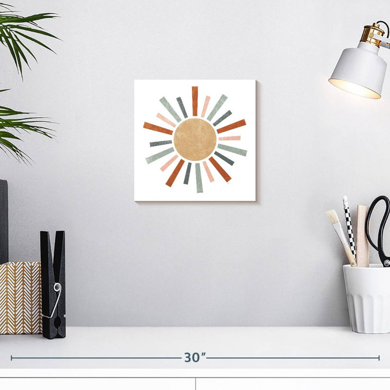 Oberle Rustic Rainbow Sun, 10" H x 10" W