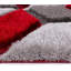 Akhari Rectangle 120 cm x 170 cm Geometric Shag Indoor / Outdoor Washable
