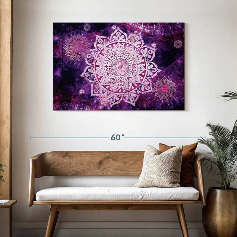 Symbole du mandala cosmique Kerner, H 30 po x l 45 po
