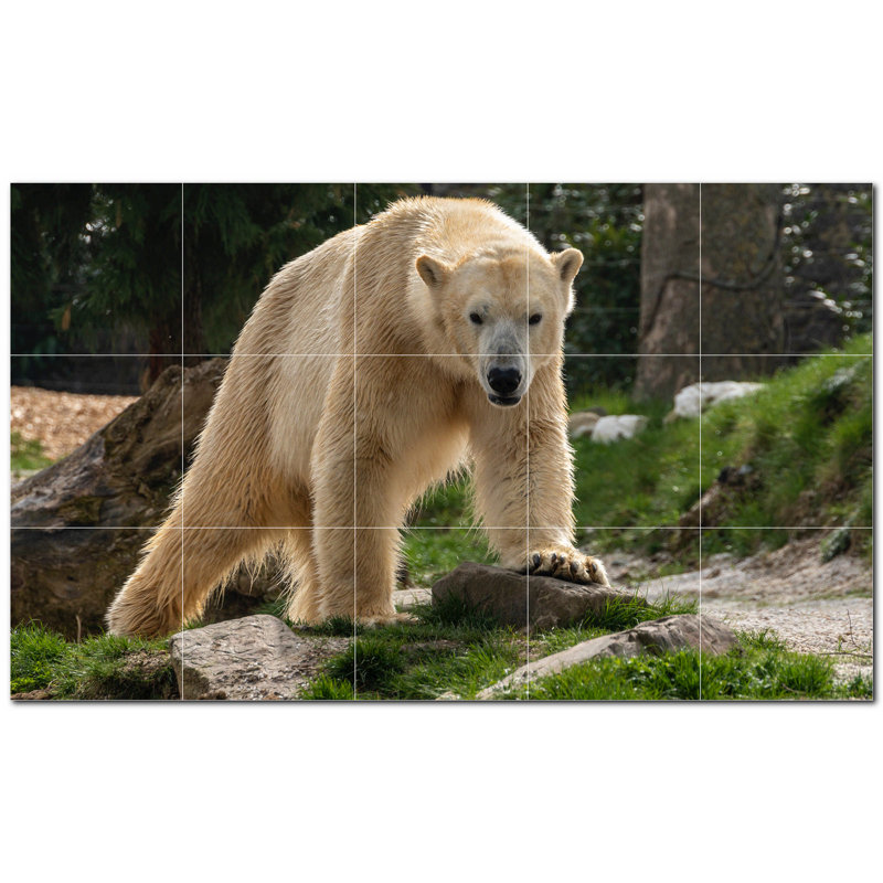 Murale décorative en céramique 4,25 po x 4,25 po