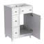 Armoire de meuble-lavabo 24 po avec lavabo en céramique, 2 tiroirs, 1 porte-15268574