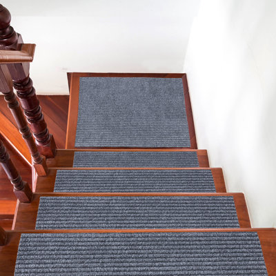Non-Slip Rubberback Indoor/Outdoor Stair Treads