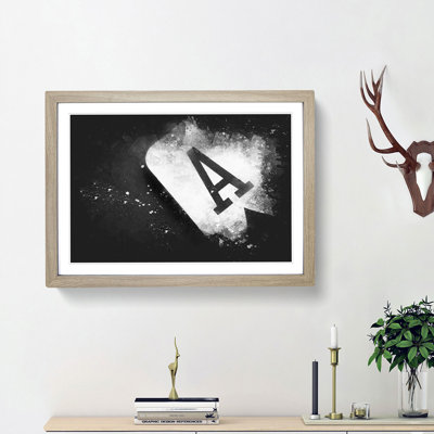 The Ace of Spades - Framed Print
