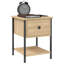 Lympsham 34cm W Iron Bedside Table-561615474
