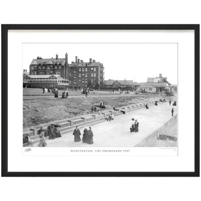 Hunstanton, the Promenade 1907 1 Piece Single Picture Frame Wall Art