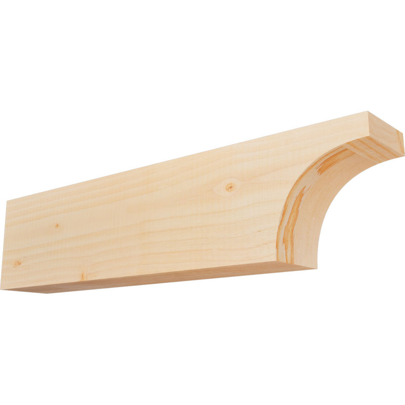 Queue de chevron lisse Huntington, Sapin de Douglas, H 6 po x l 3 1/2 po x L 24 po