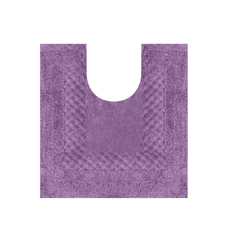 Tapis doux en coton Classy, Mauve