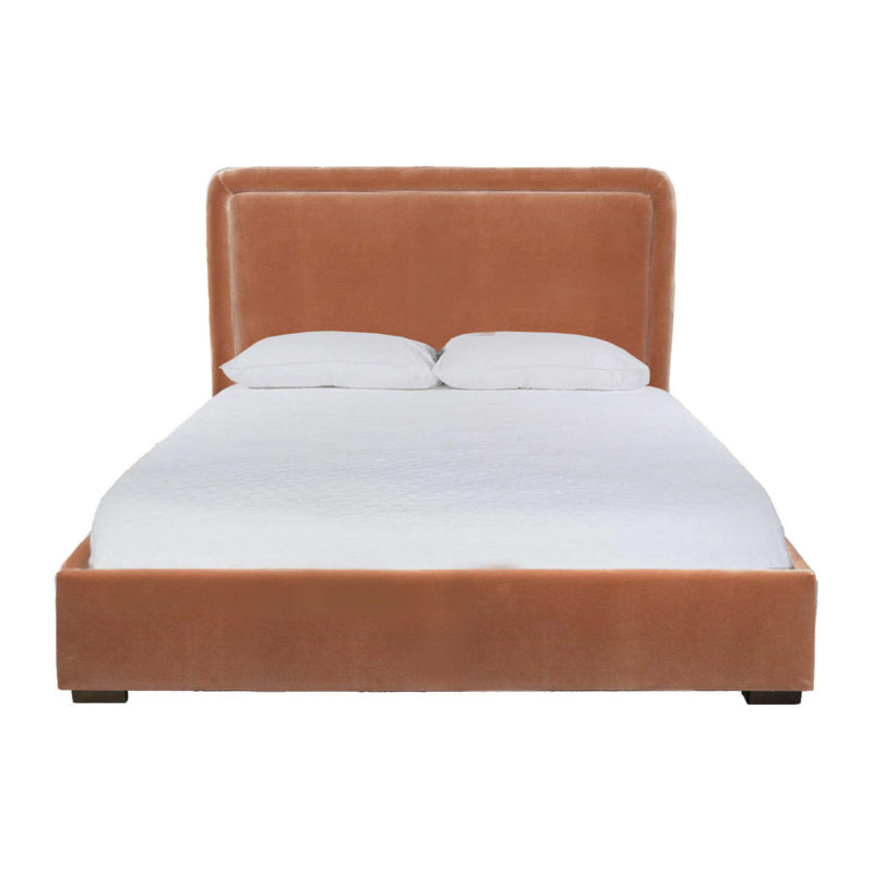 Lit tapissier standard Karlin, Brun, Très grand