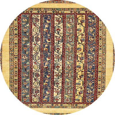 Tapis décoratif multicolore à motif abstrait